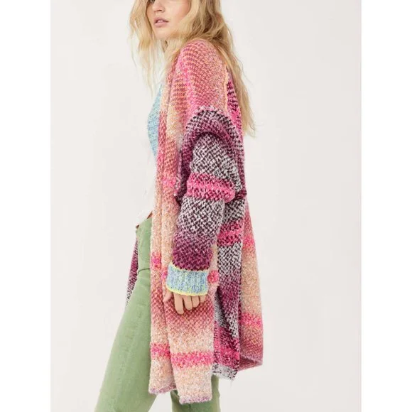 NWT Free People Daydreamer Cardi / Orchid Cloud Combo - Picture 3 of 7